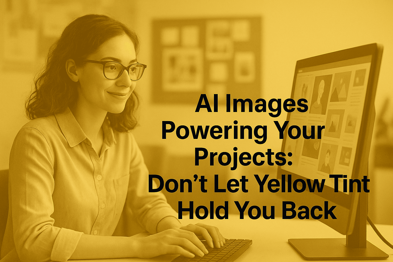 AI Images Powering Your Projects: Don't Let Yellow Tint Hold You Back